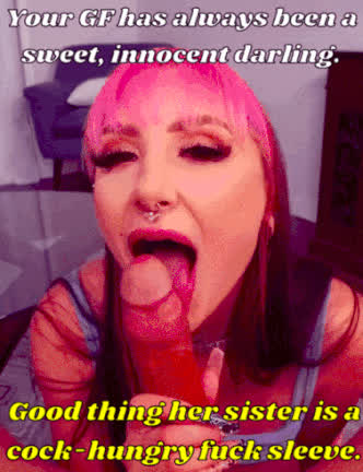 cheating cuckquean sister slut gif
