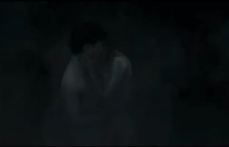 emma watson french kissing naked gif