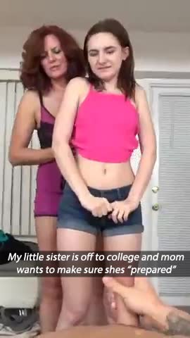 Sister gets lesson from mom