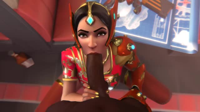 symmetra sucking a big dick black