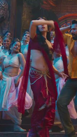 ass babe bollywood cleavage dancing seduction gif