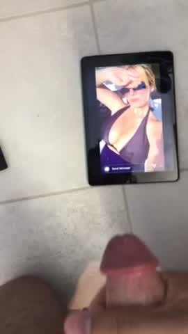 Cumming on my iPad!