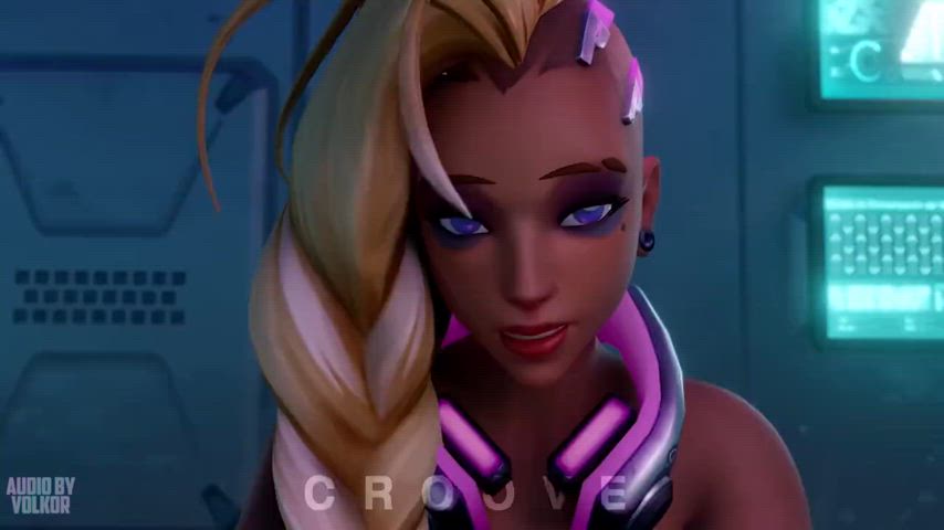 animation ass nsfw overwatch pussy sex tits gif