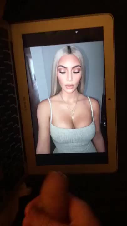 Kim Kardashian cum tribute 1