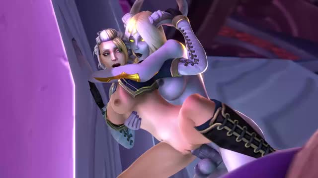 Jaina fucked by Futa Draenei