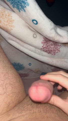 cock foreskin teen gif