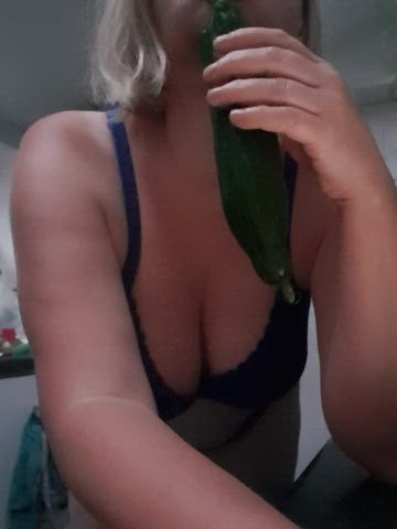 cucumber curvy lingerie gif
