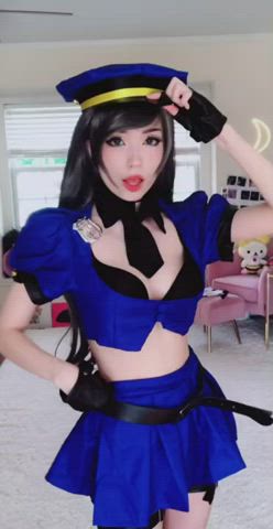 Asian Cosplay Cute Model gif