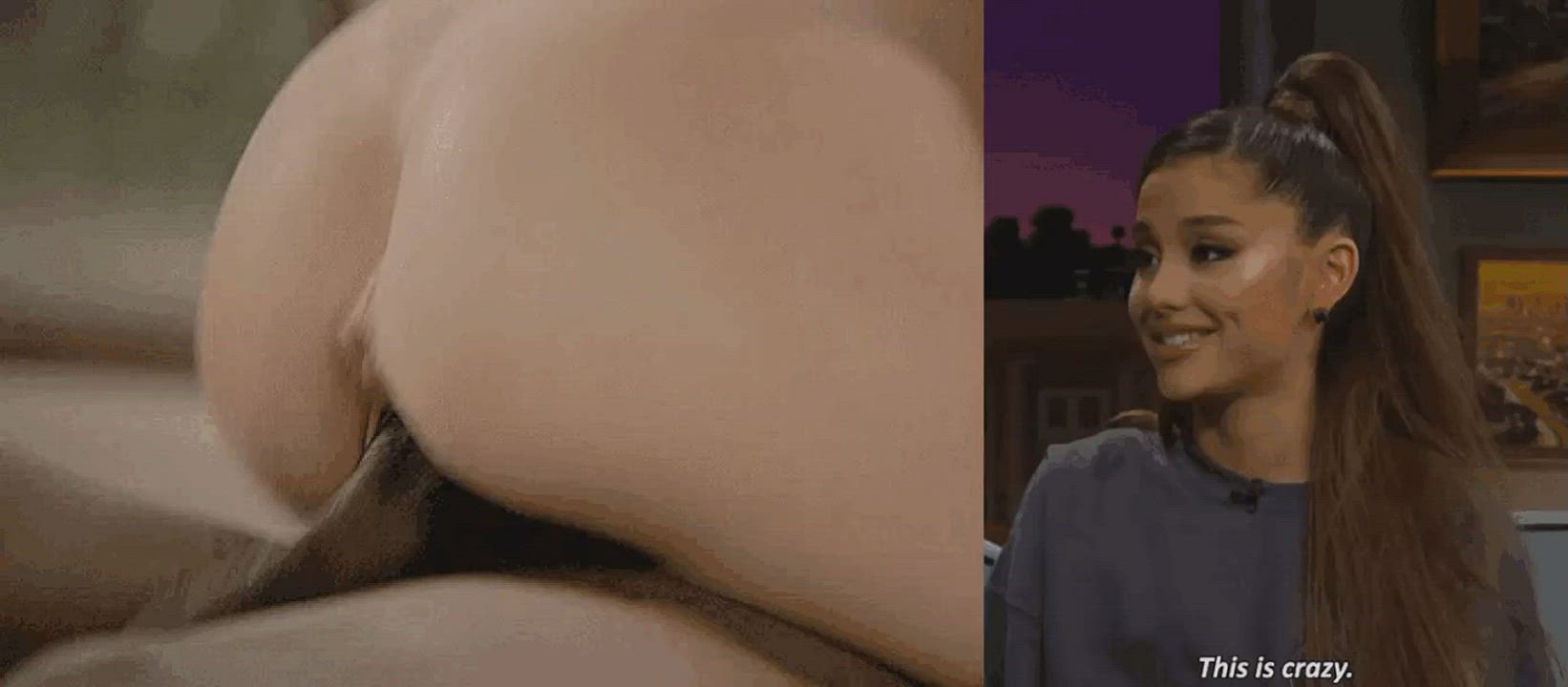 Ariana Grande Fake Pussy gif