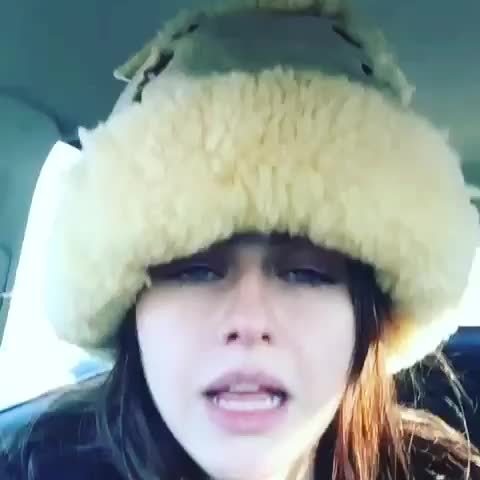 Alexandra Daddario - Christmas Hat