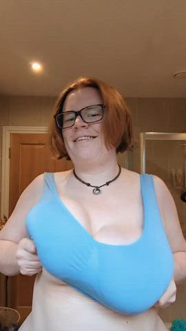 big tits homemade milf natural tits gif