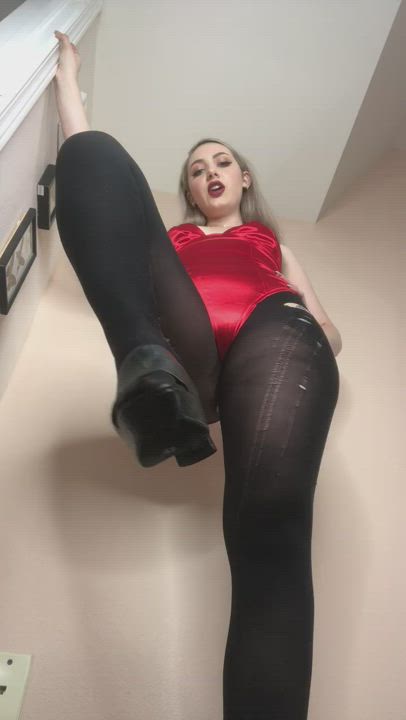 you look better with My heel down your throat. [domme] [oc]