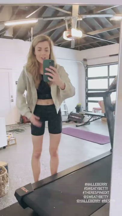 Celebrity Legs Spandex gif