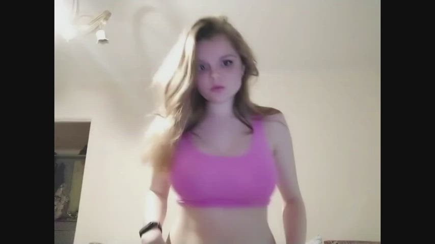 Big Tits Boobs Camgirl Cute Girlfriend Natural Tits Teen Tits Ukrainian gif