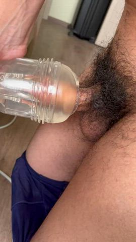 asian cock fleshlight hairy hairy cock male masturbation masturbating penis sleeve