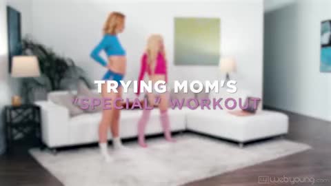 Kenzie Reeves, Chloe Cherry - Trying mom's special workout