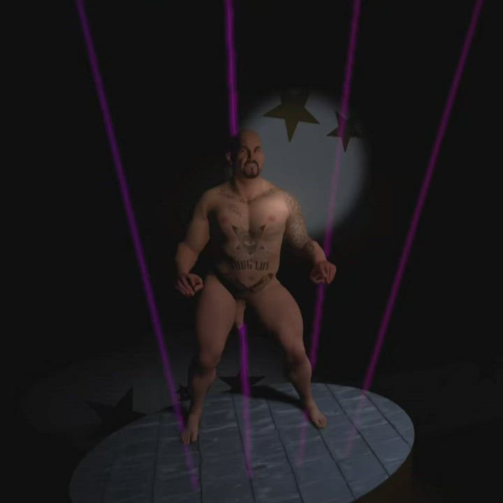 80s Porn Pole Dance VR gif