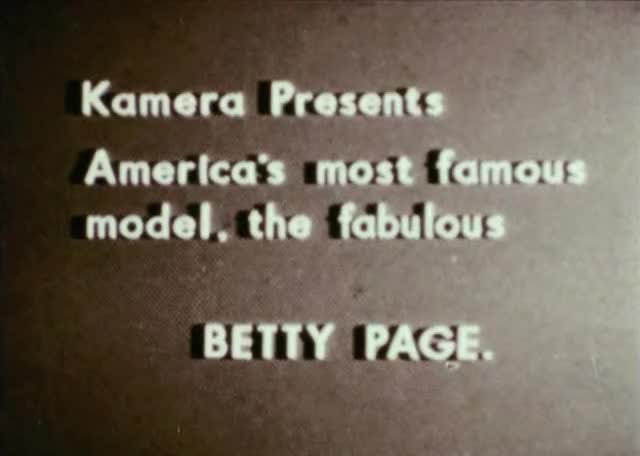 Bettie Page- Rare Topless Loop (c. 1952-55)