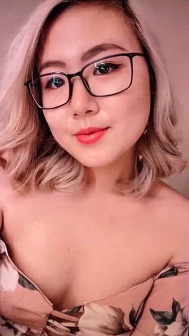 asian babe cleavage cumshot cute facial glasses nerd tribute wet and messy cum-tributes