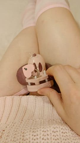 Chastity Femboy Sissy gif