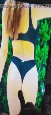 Amanda Cerny Big Dick Bikini Celebrity Cum Cum On Ass Cumshot Hardcore Tribute gif