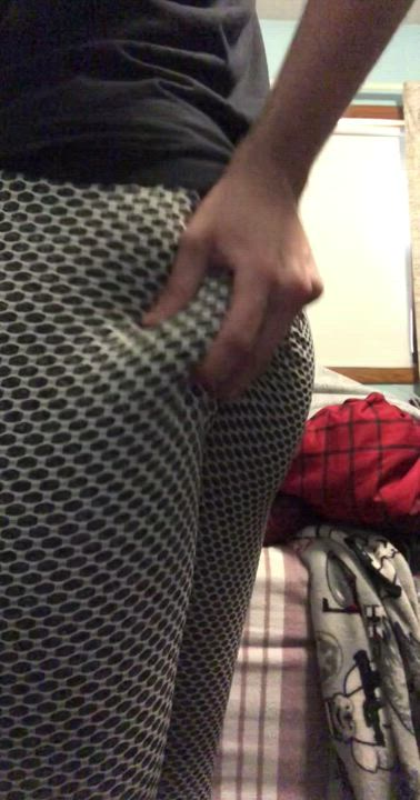 Ass Femboy Leggings gif