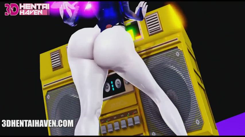 3D Anime Big Ass Cartoon Chubby Dancing NSFW Pale Rule34 gif