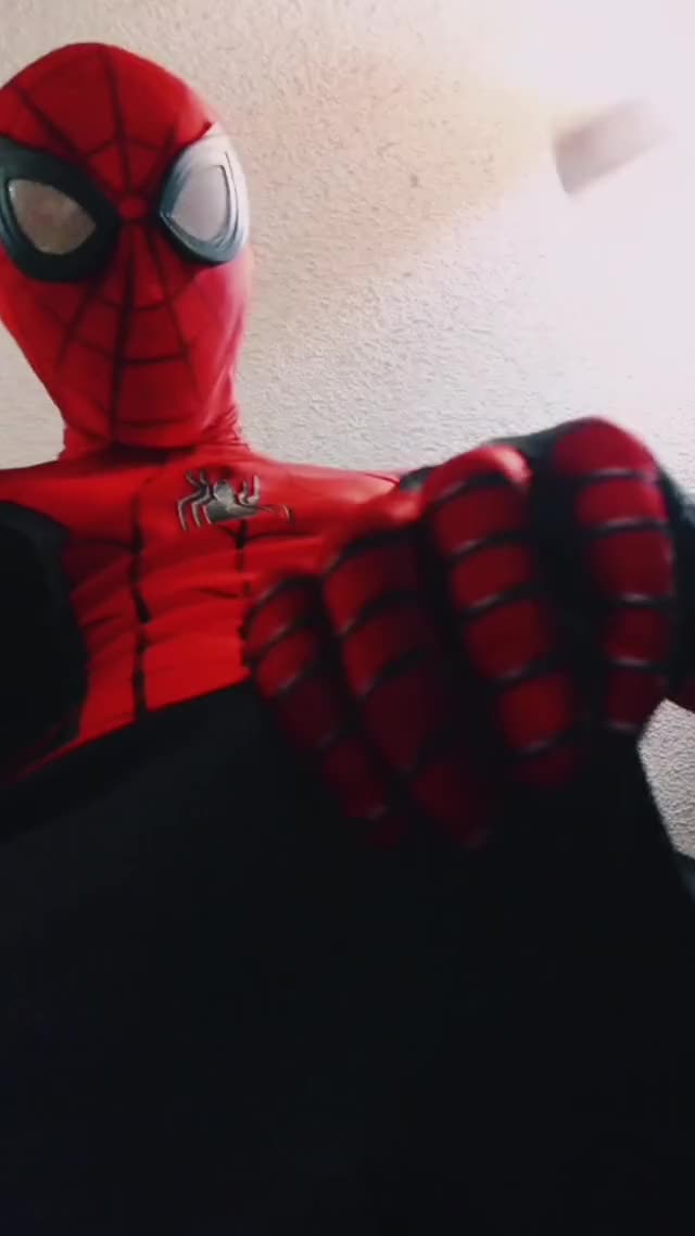 Spidey's leaky cock