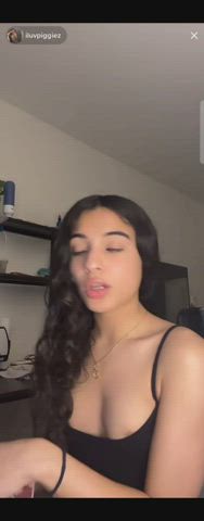 areolas braless downblouse extra small nipslip small nipples small tits gif