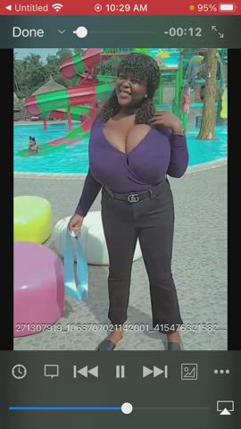 Big Tits Busty Cleavage gif