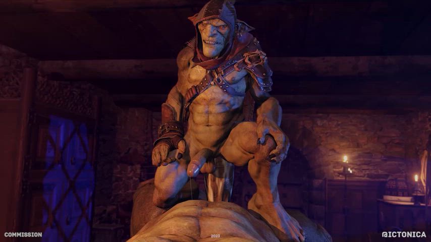 3d animation gay orc monster-sex gif