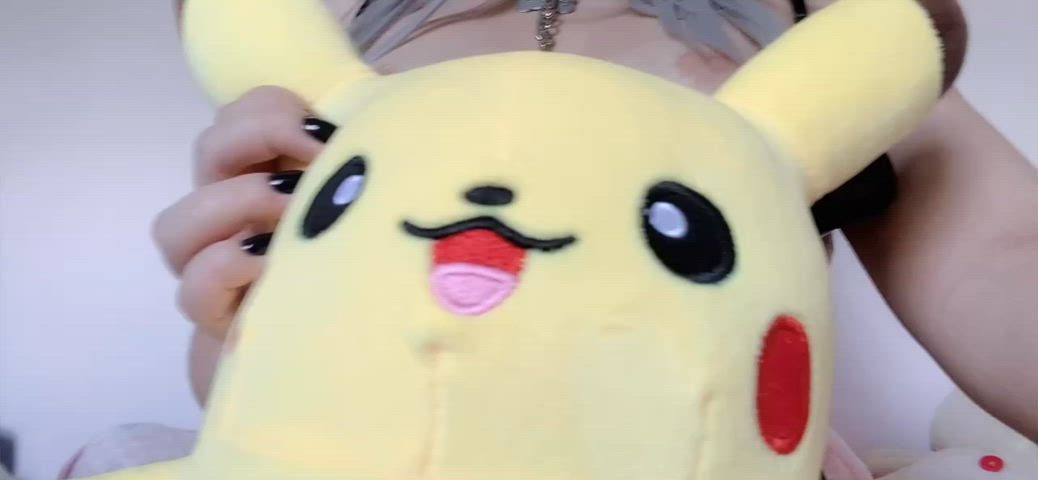 come cuddle watching anime with me and pikachu