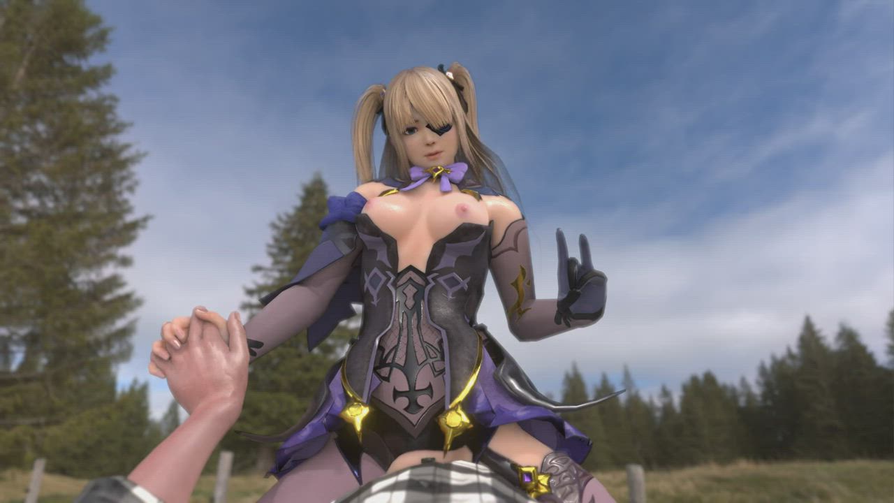 3D Cowgirl Gamer Girl Sex gif