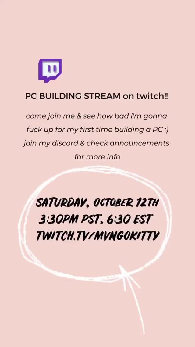 Twitch stream! -mvngokitty ♡