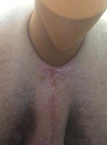 asshole butt plug gape gaping hole huge dildo gif