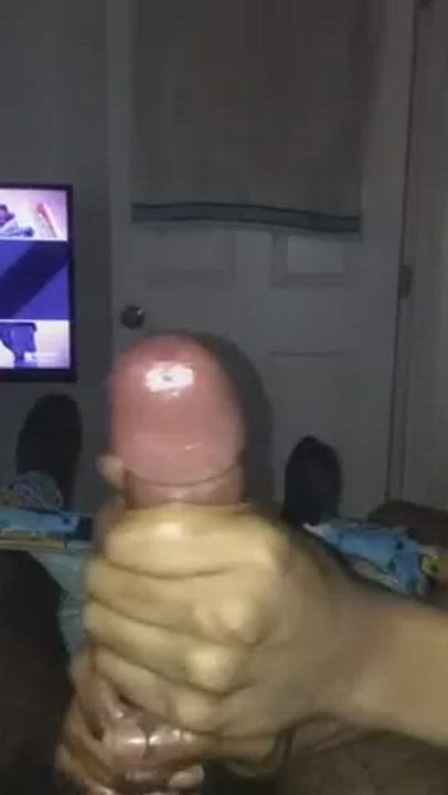 Cum Handjob Tight gif