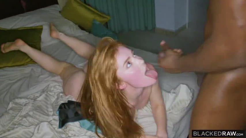 bbc cum in mouth hd interracial nsfw petite redhead white girl blacked cute-little-butts