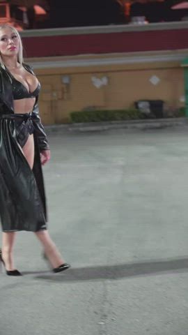 blonde car daniella chavez gif