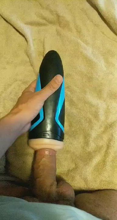 [Fleshlight] Part 2! Daddy shoots his load (with sound)