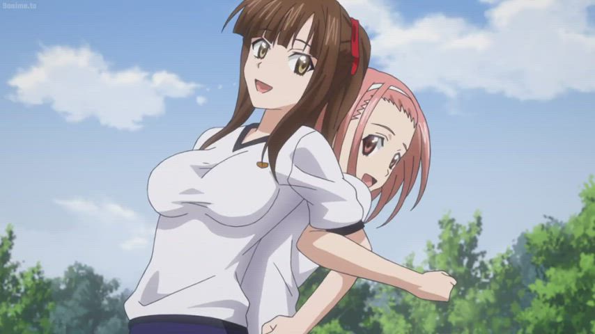 anime boobs bouncing tits gif