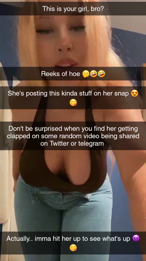 Your girlfriend is posting these kinda snaps, so don't get surprised when she gets