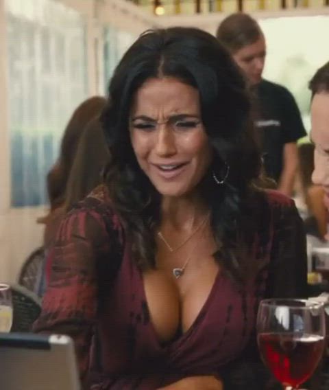 celebrity cleavage emmanuelle london gif