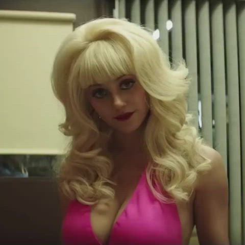 big tits blonde emmy rossum gif