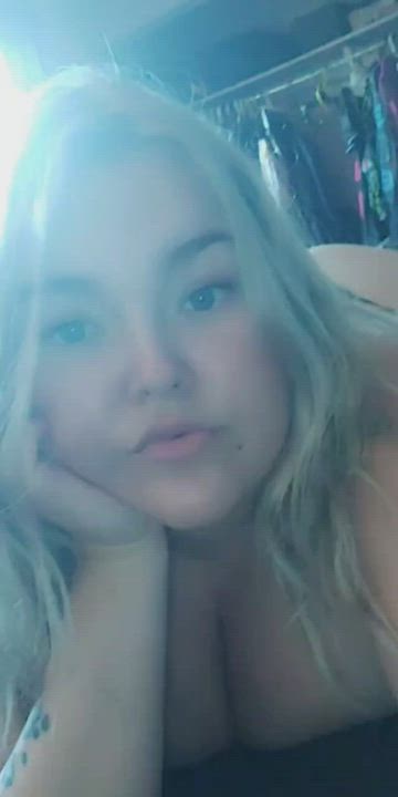 Ass Ass Spread Big Ass Big Tits Blonde Blue Eyes OnlyFans Pawg Submissive Thong gif