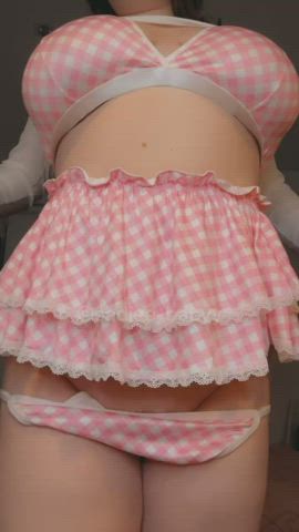 Gingham milk maid [drop]