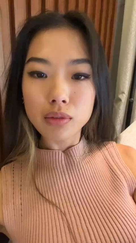 asian tease teen gif