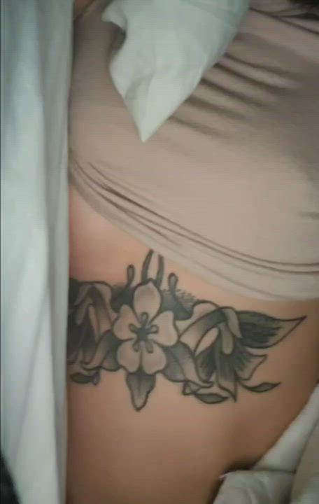 Flashing Natural Tits Tattoo gif