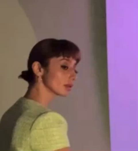 brunette celebrity short hair gif