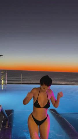 Ass Big Ass Big Tits Bikini Boobs Booty Brunette Pool Tits gif