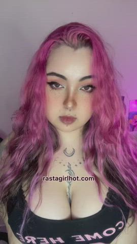 amateur big tits boobs gamer girl teen tiktok tits titty drop titty fuck gif